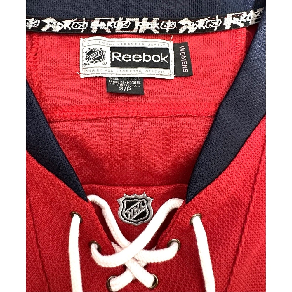 Reebok Washington Capitals Jersey Womens S Red Excellent Ovechkin Winter 2015 - Picture 8 of 16